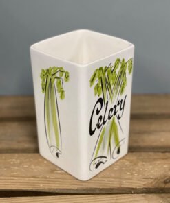 Toni Raymond Ceramic Hand Painted Celery Jar