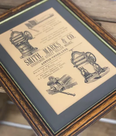 Washing Mangle Victorian Advertising Print