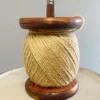 Antique Bobbin Flange String Holder