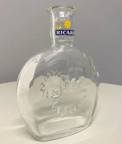 Vintage Clear Glass French Ricard Decanter