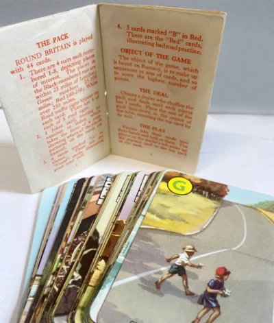 Alternative view of Vintage Round Britain Card Game by Pepys