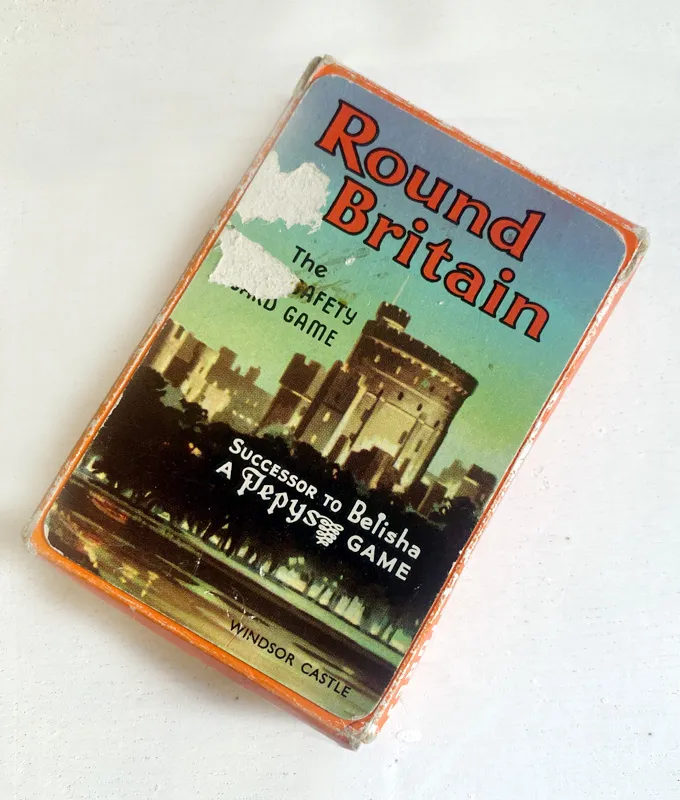 Vintage Round Britain Game by Pepys