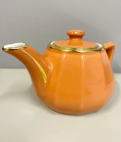 French Apilco Teapot Apricot