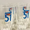 French Pastis 51 shot glasses