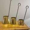 Vintage Brass Cider Measures