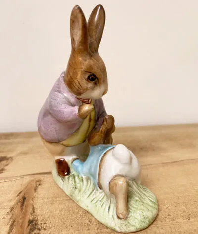 Alternative view of Beswick Beatrix Potter ‘Mr Benjamin Bunny and Peter Rabbit’ Figurine