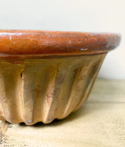 French Antique Kugelhopf Mould Collectable