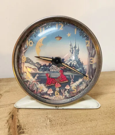 Rare Westclox Pixie Alarm Clock
