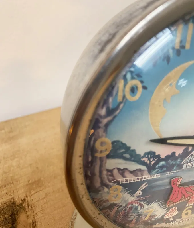 Rare Vintage 1950's Westclox Pixie Alarm Clock - Image 5