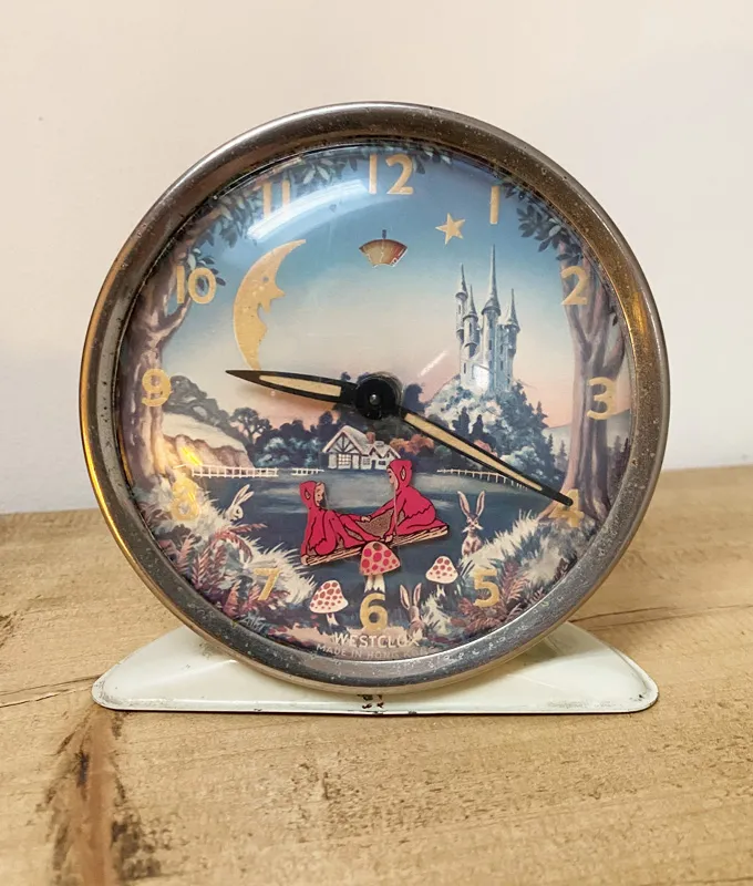 Rare Westclox Pixie Alarm Clock