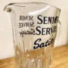 Senior Service Satisfy Glass Pitcher Jug