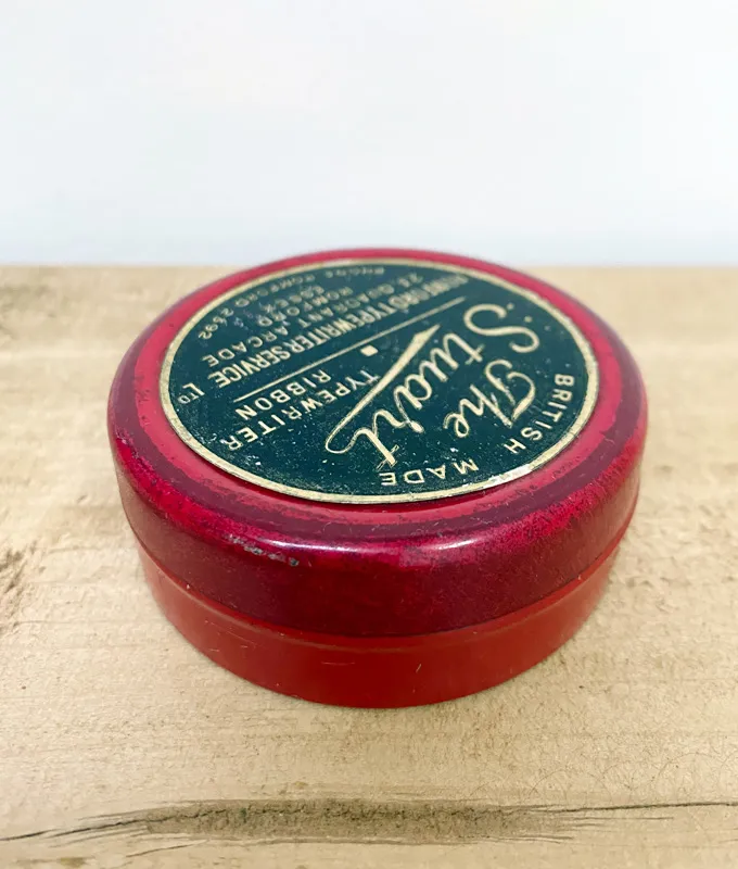 Vintage Typewriter Ribbon Tin - Image 2