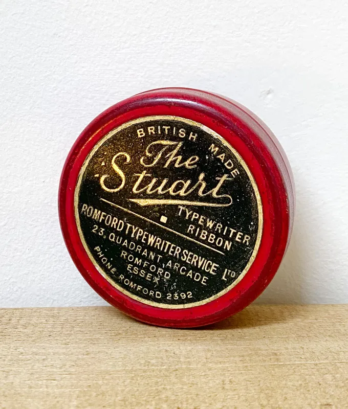 Vintage Typewriter Ribbon Tin