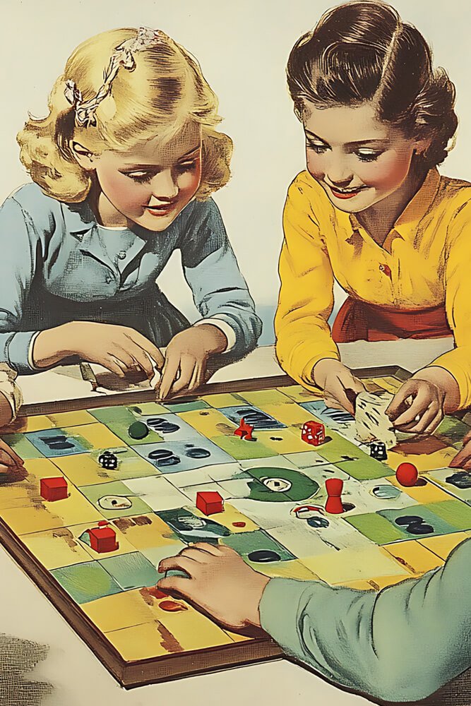 Old Board Games and Toys